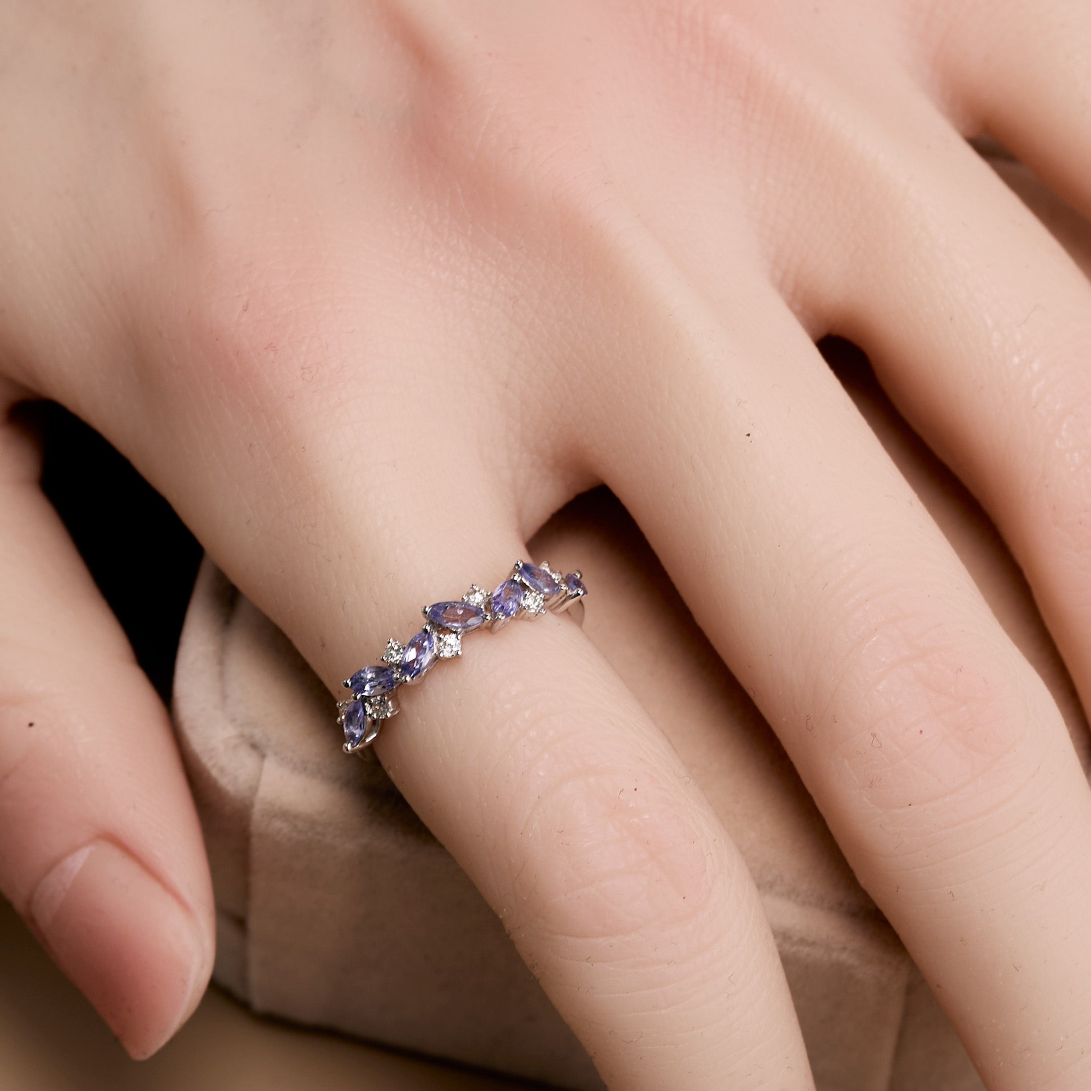Marquise and Round Stone Ring