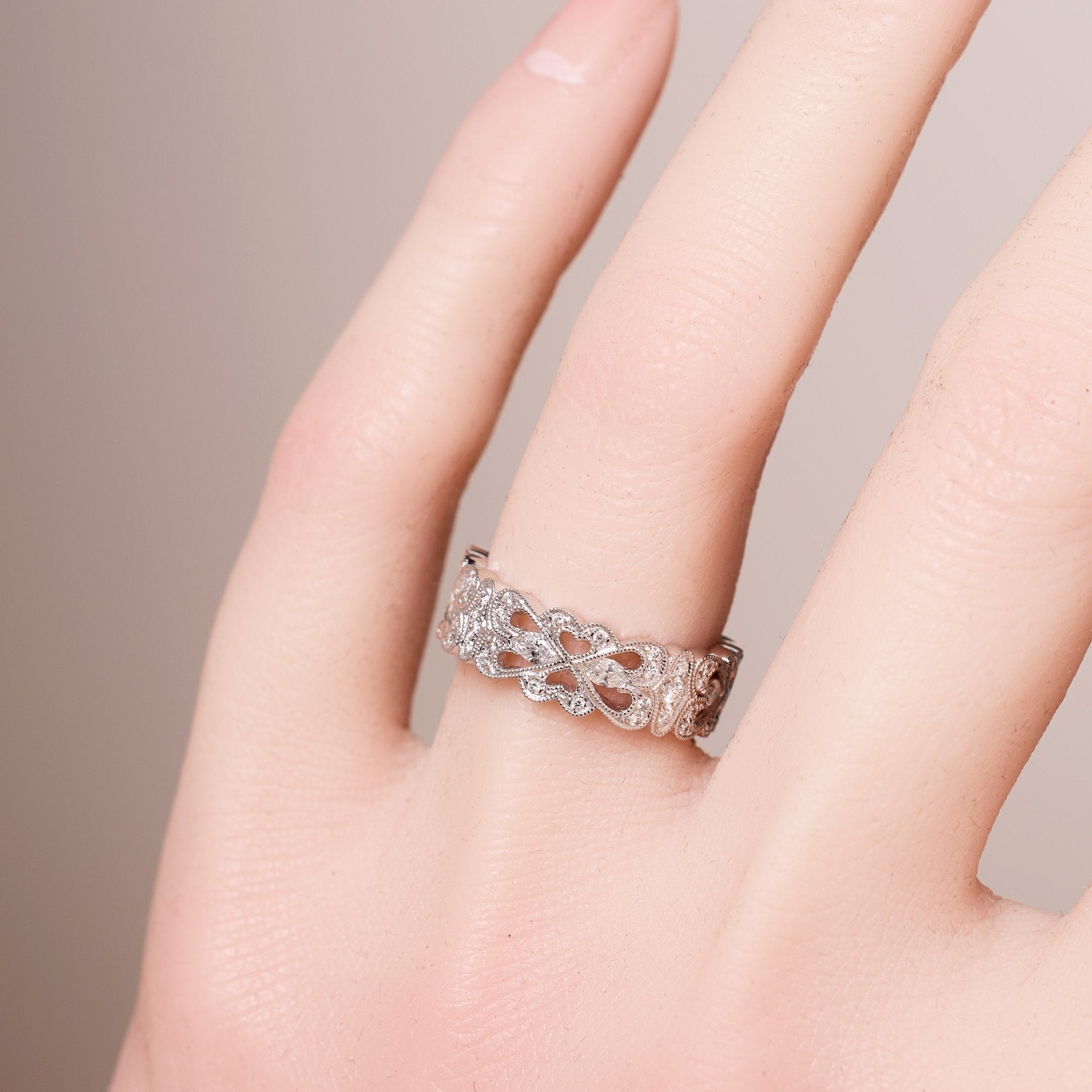 Filigree Gem Ring