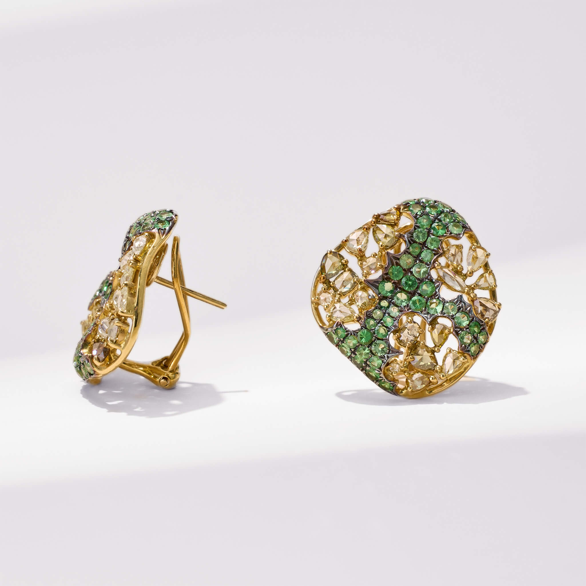 Openwork Leaf Earrings