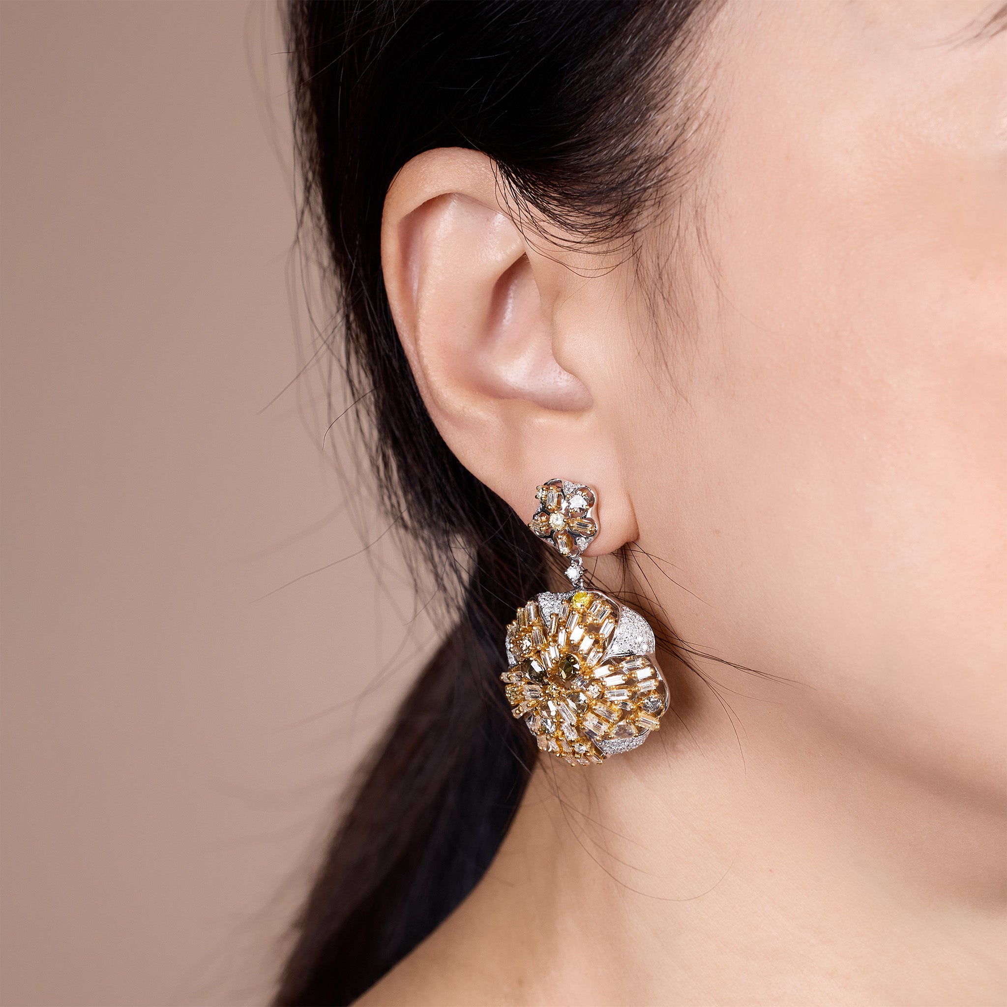 Diamond Drop Earrings