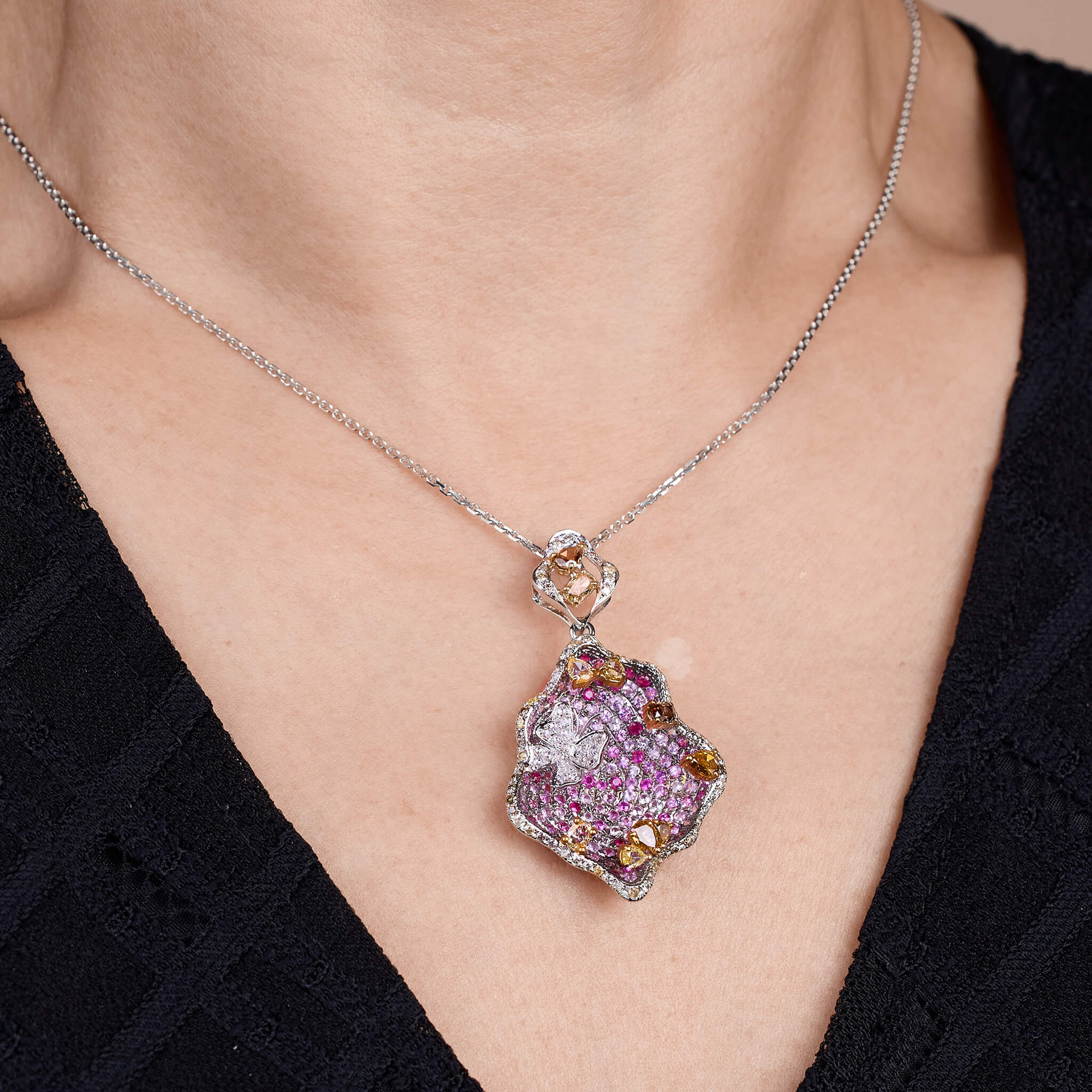 Freeform Gemstone Pendant