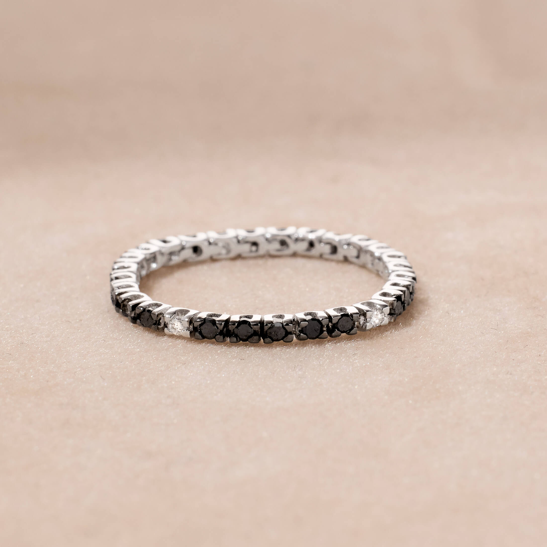 Mixed Gemstone Eternity Ring