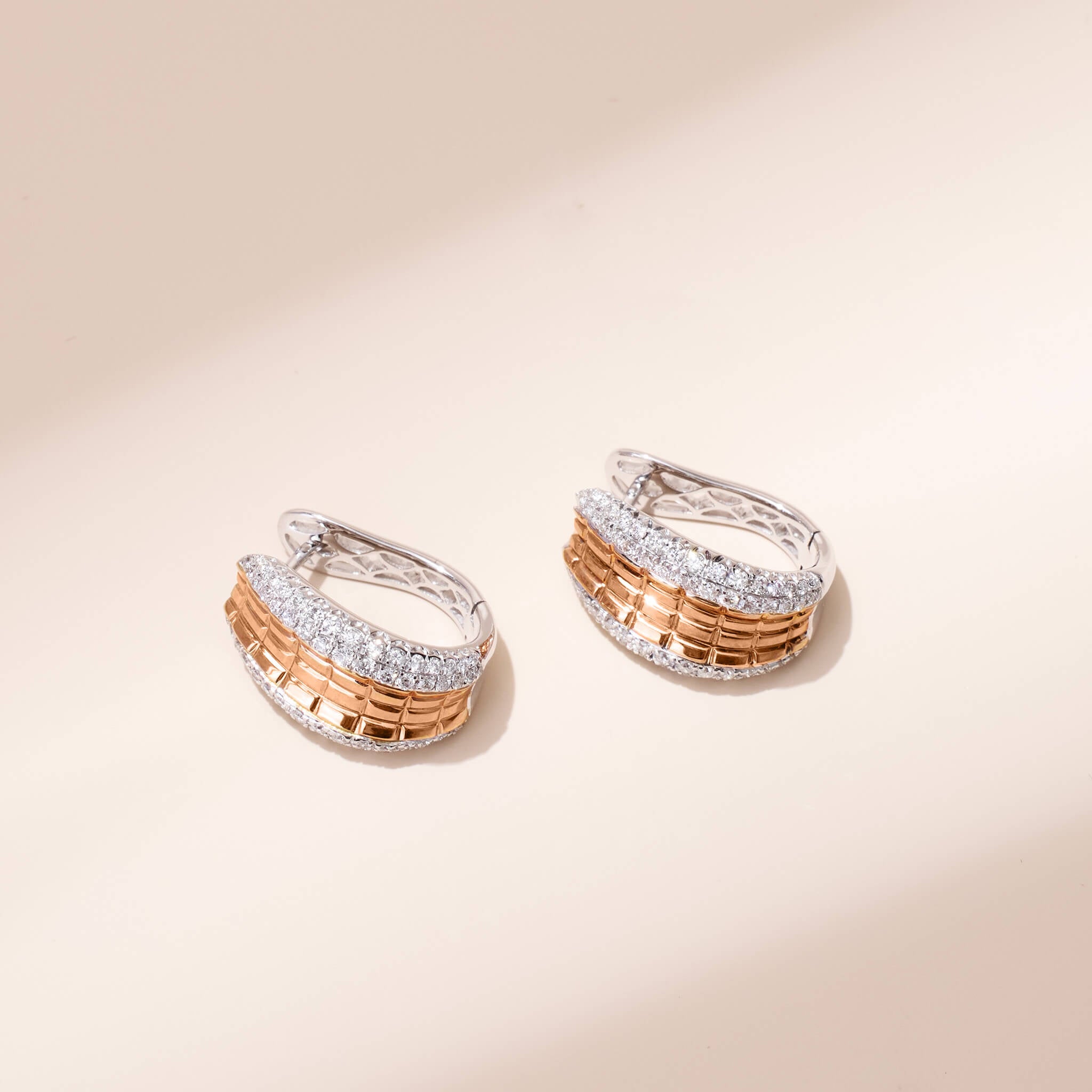 Diamond Hoop Earrings