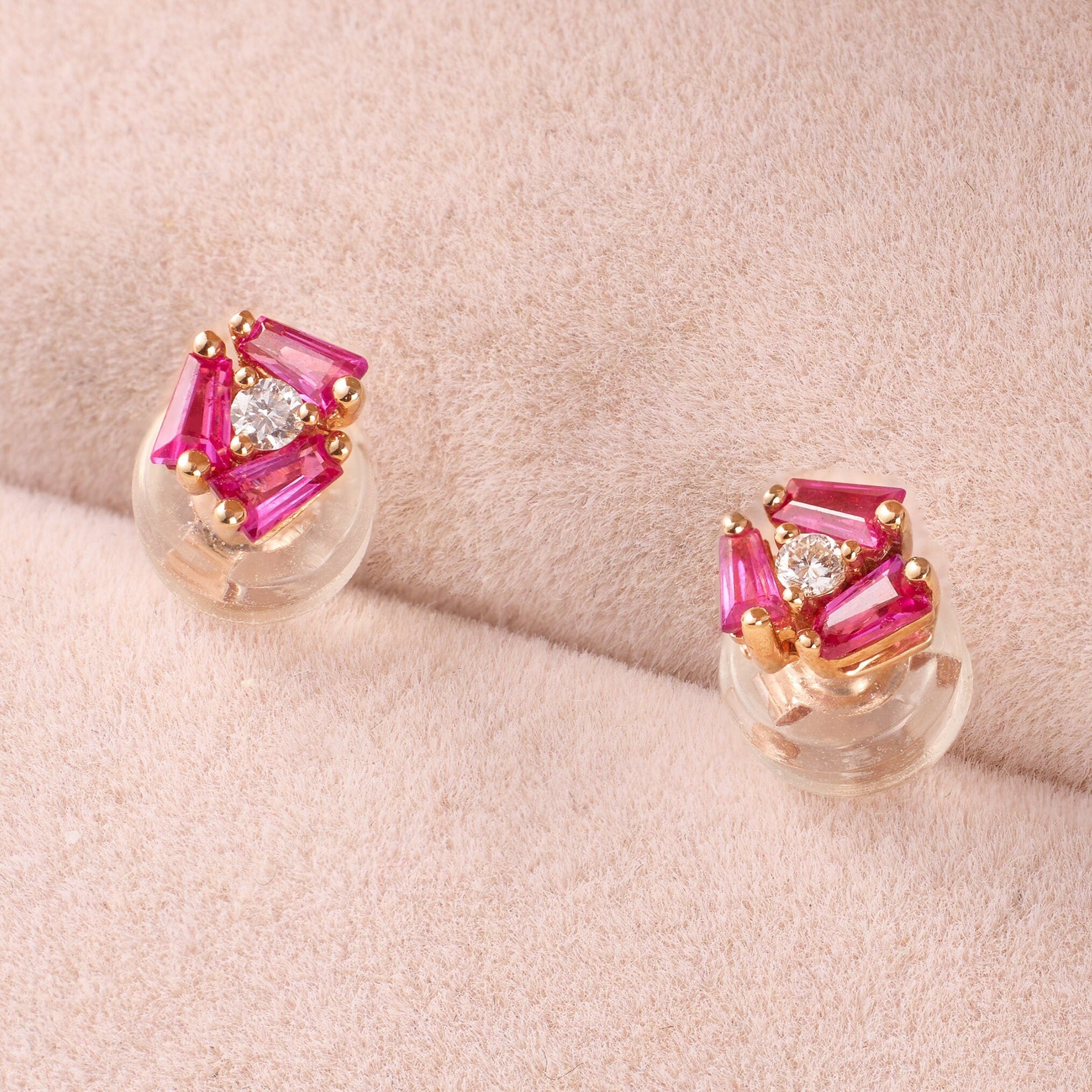 Cluster Stud Earrings