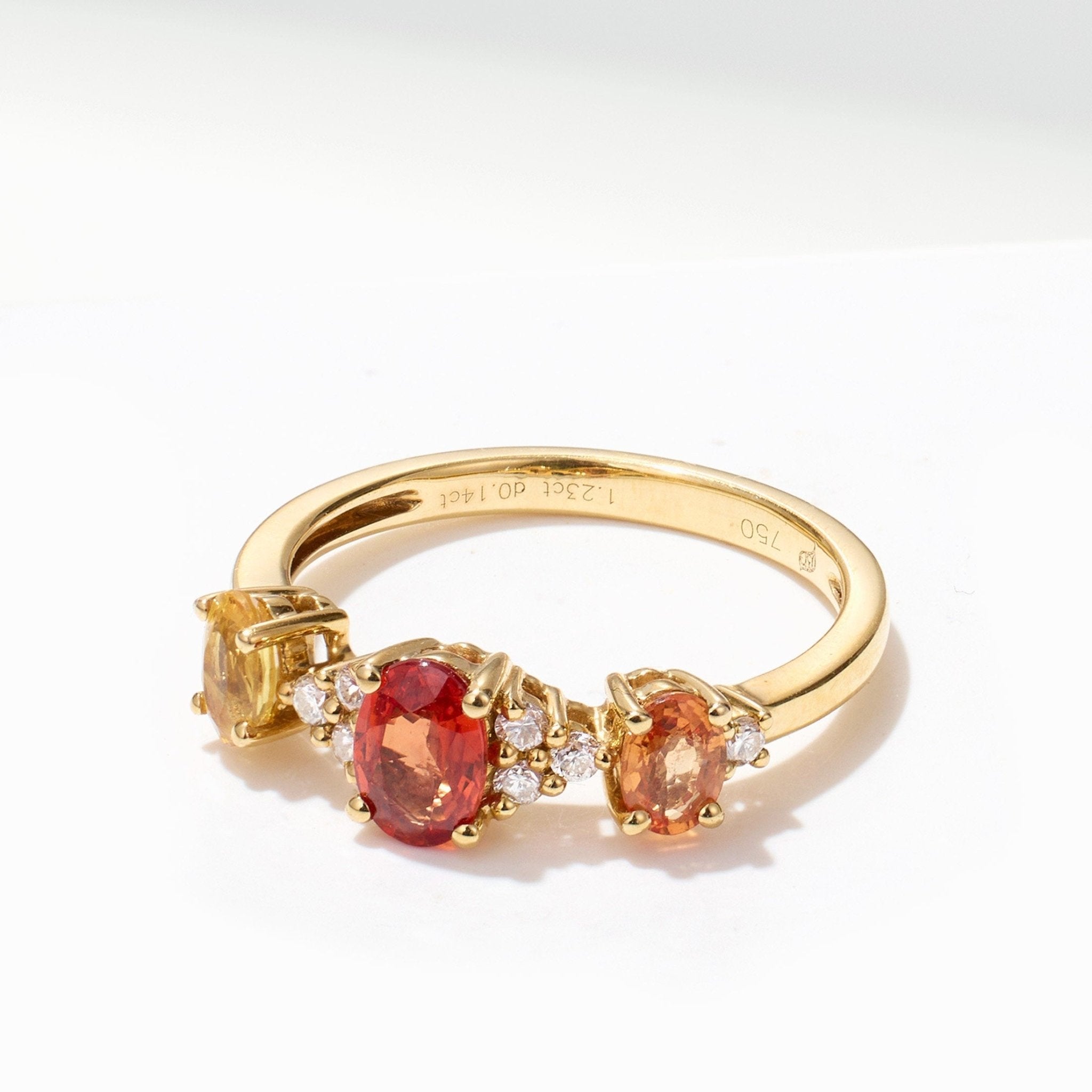 Three – Gem Prong Ring
