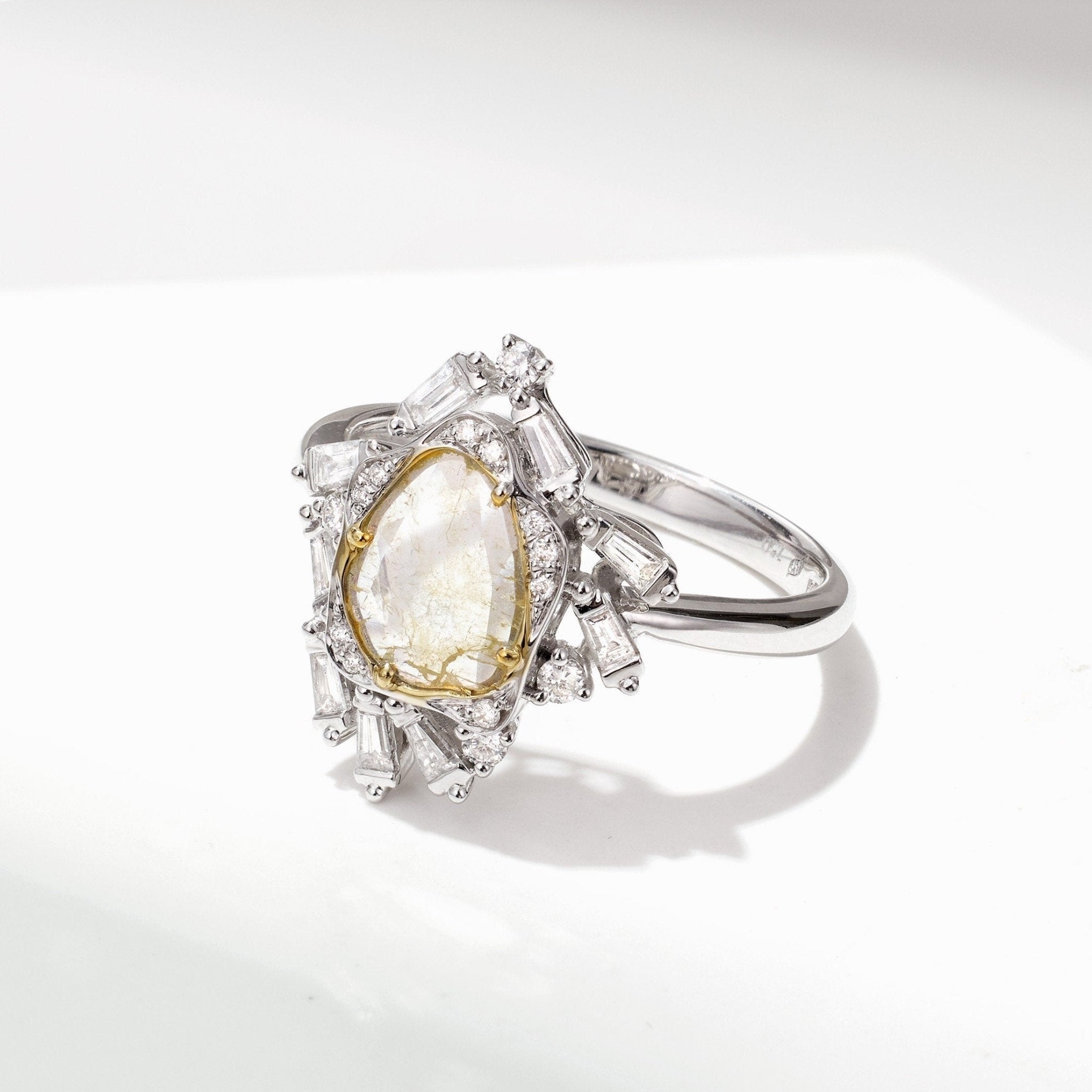Gemstone Diamond Ring