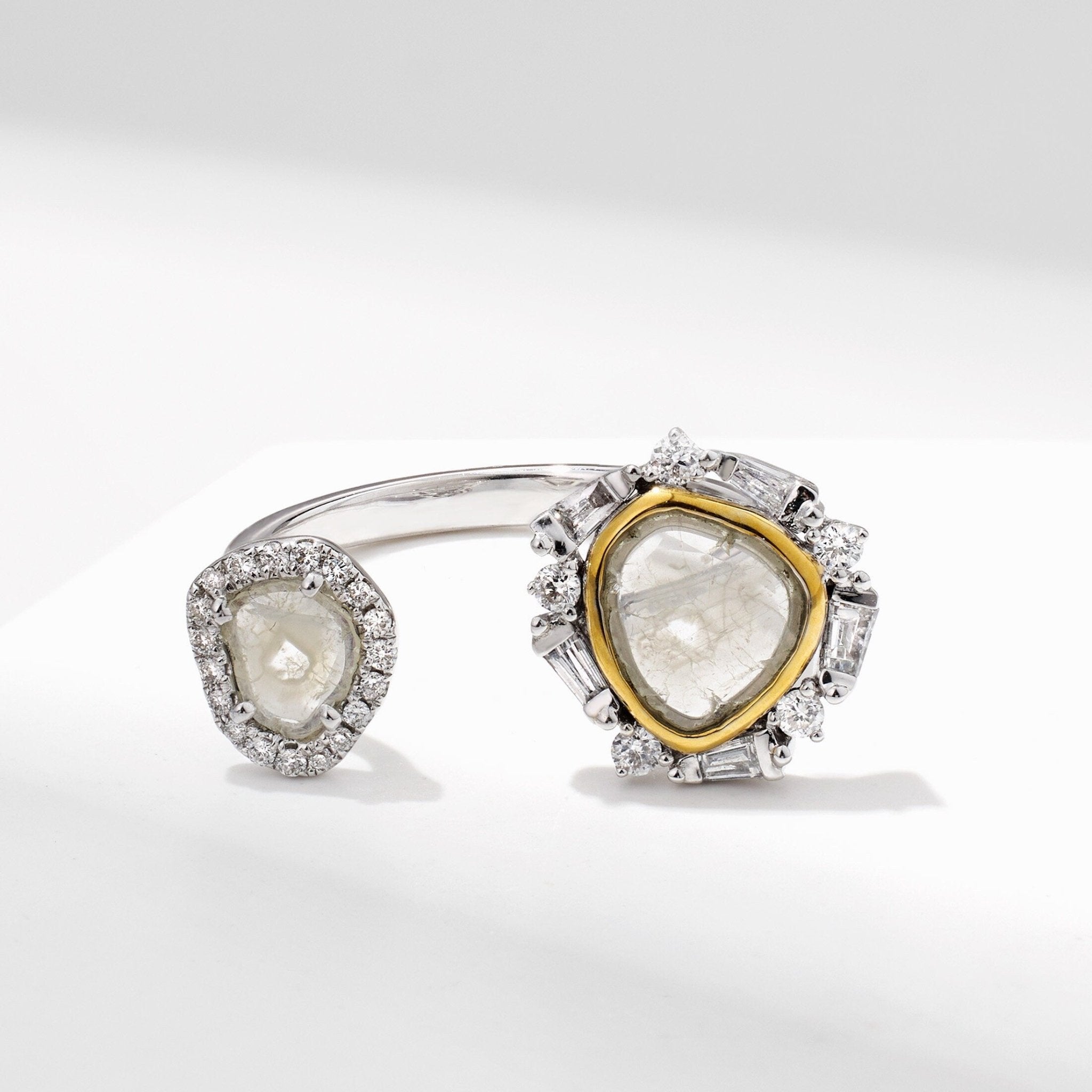 Dual Gem Bypass Ring