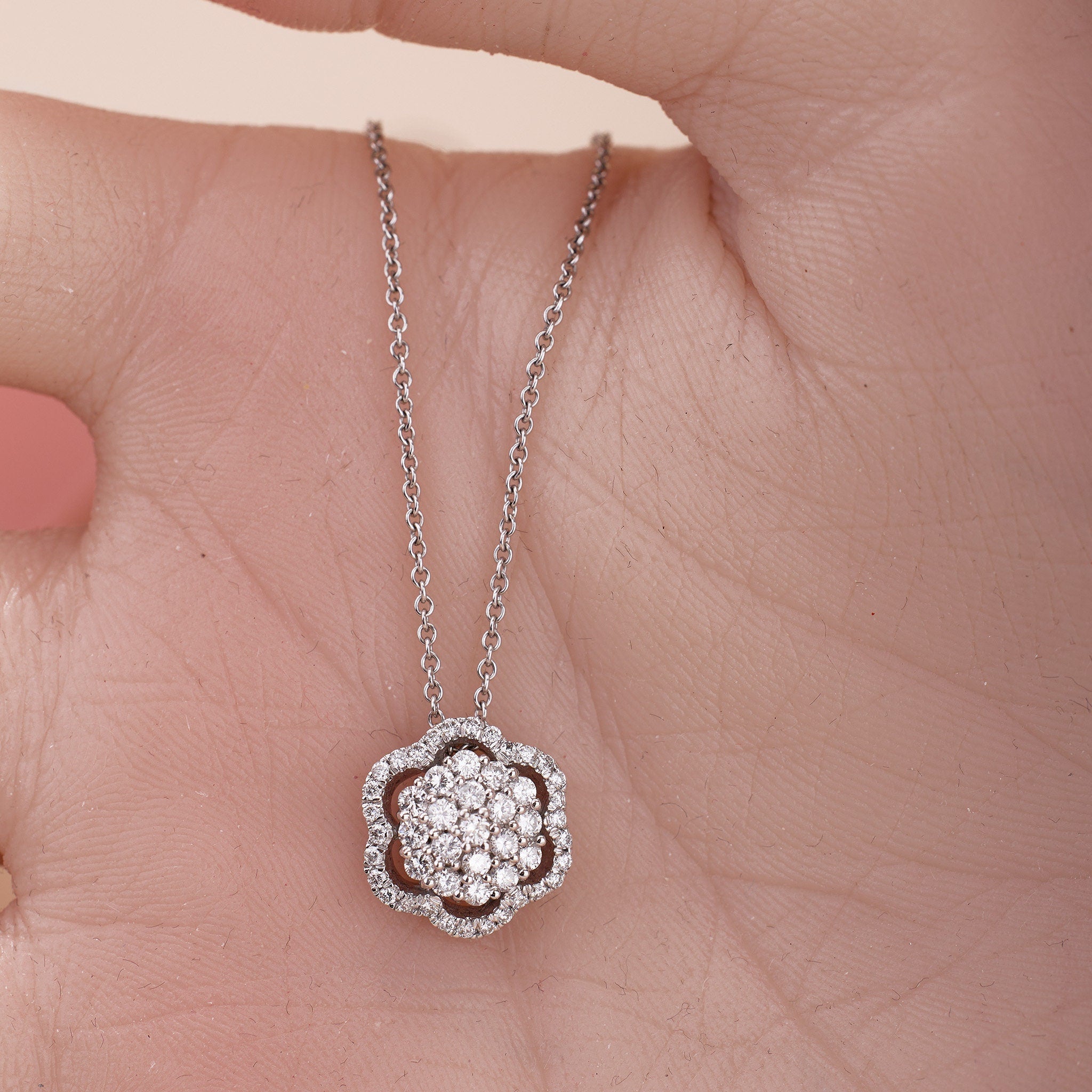 Flower Pendant Necklace