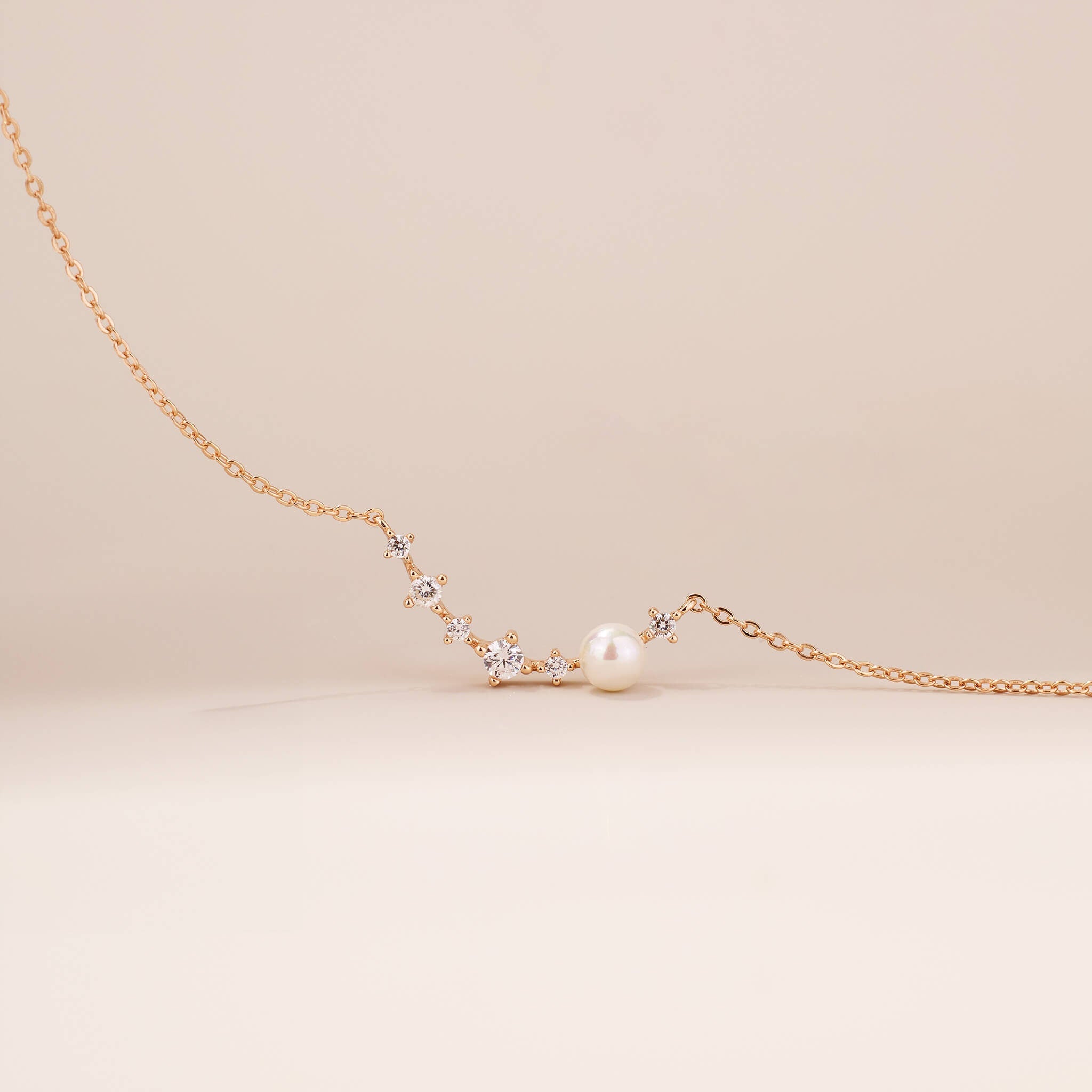 Pearl Charm Necklace