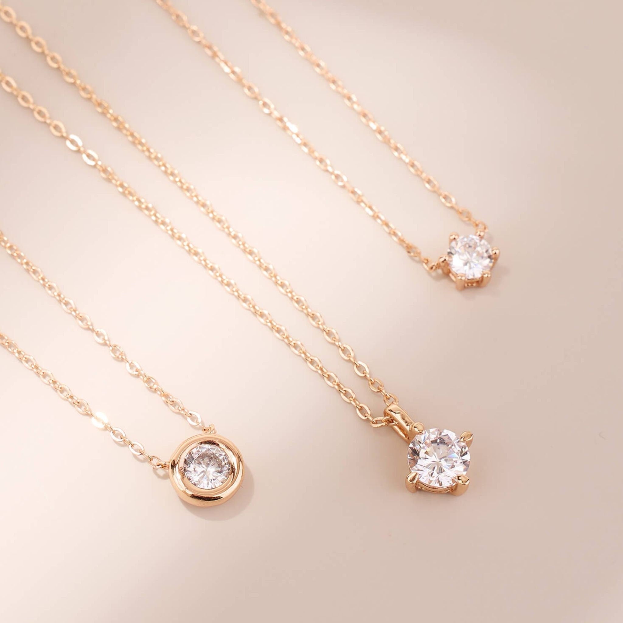 Adjustable Gemstone Pendant Necklaces