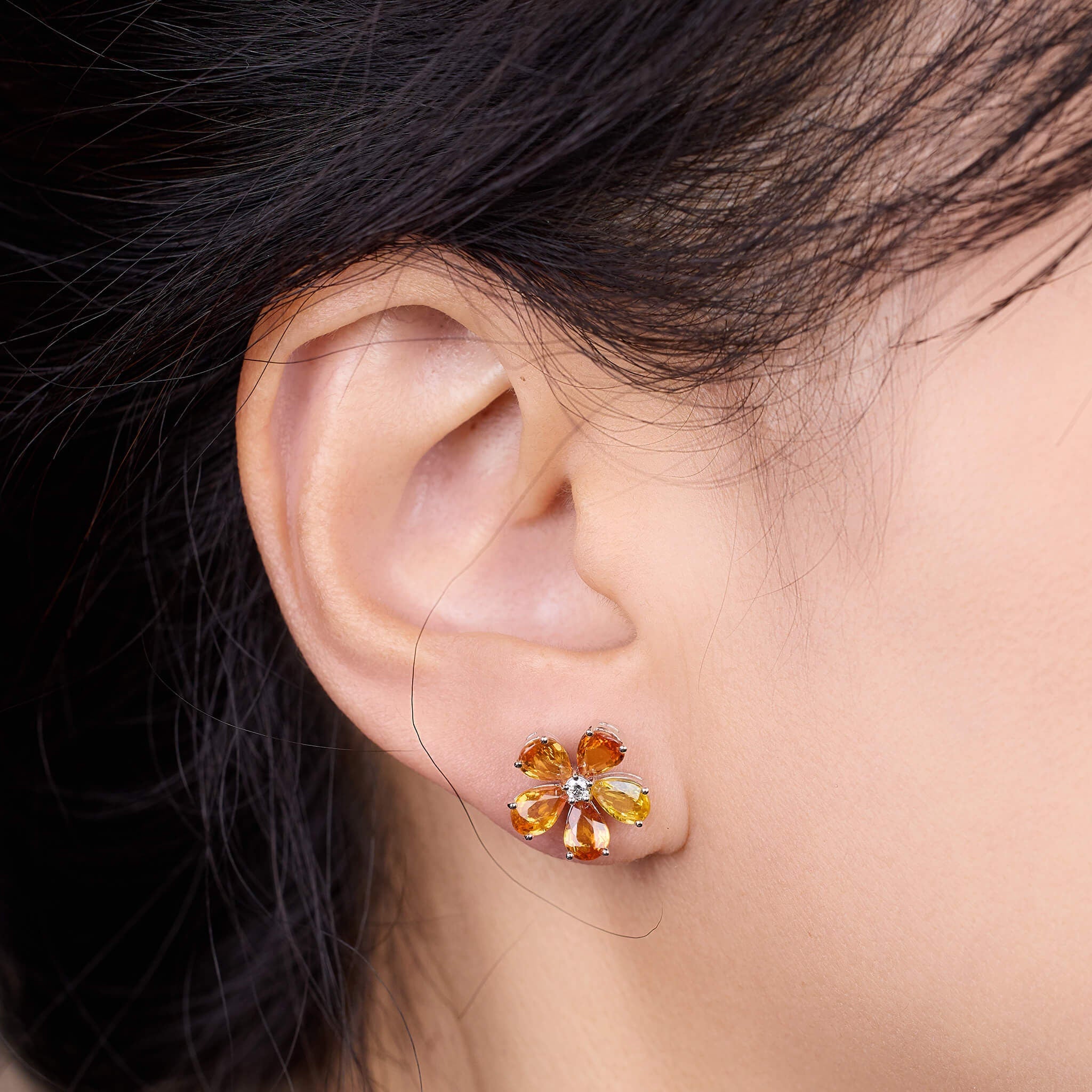 Floral Stud Earrings