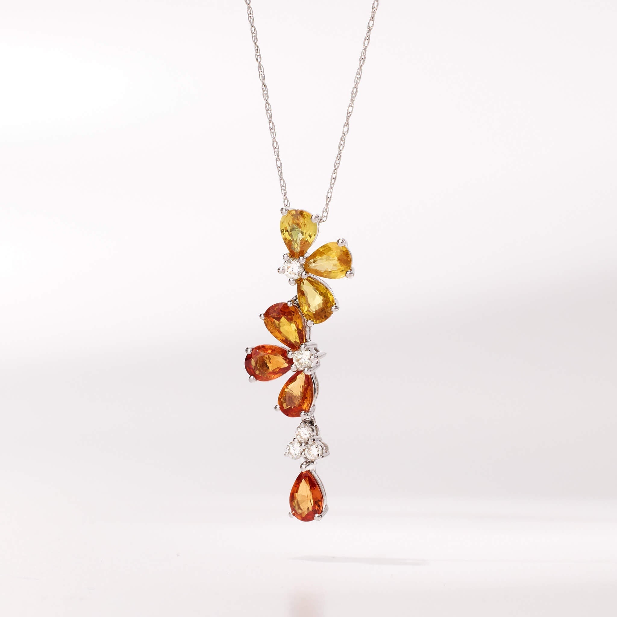 Cascading Gemstone Necklace