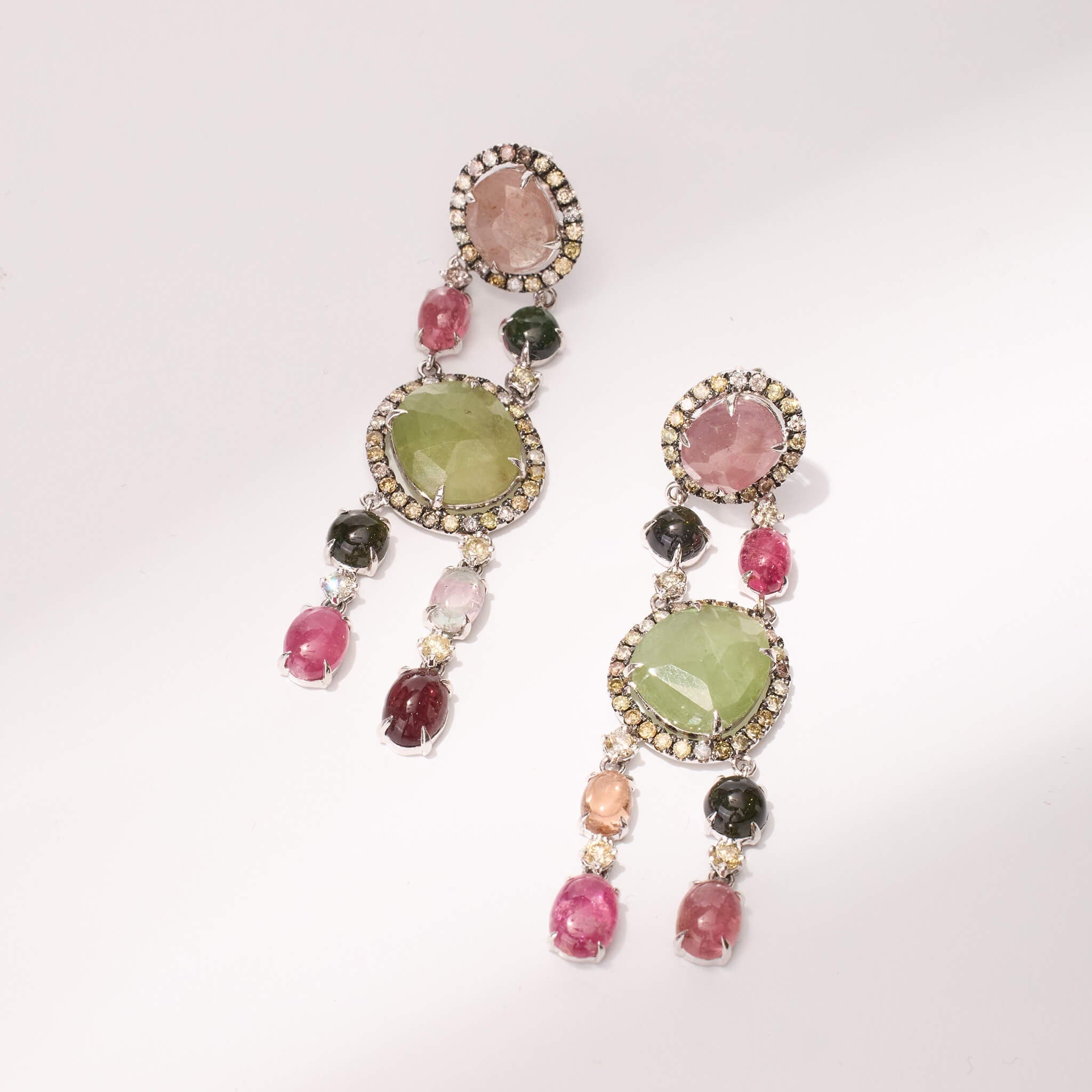 Gemstone Drop Earrings