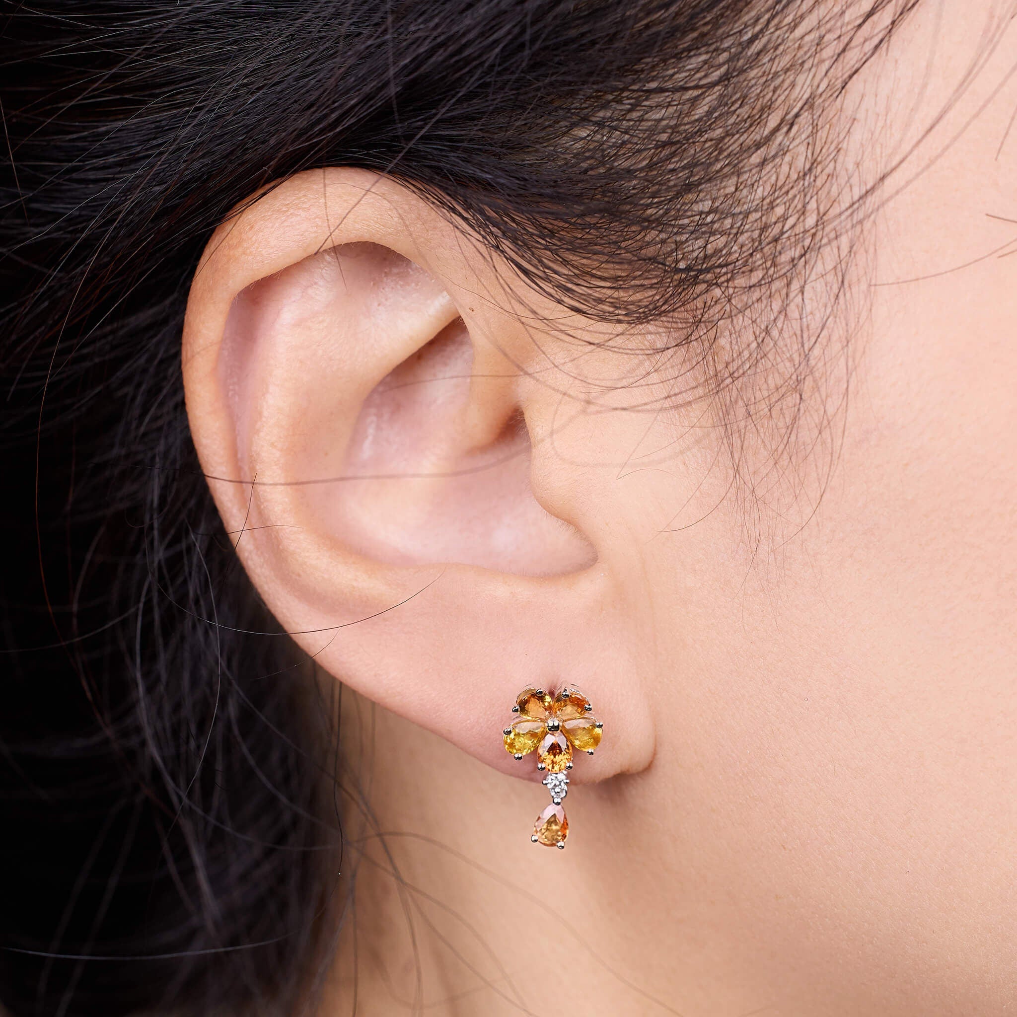 Floral Dangle Earrings